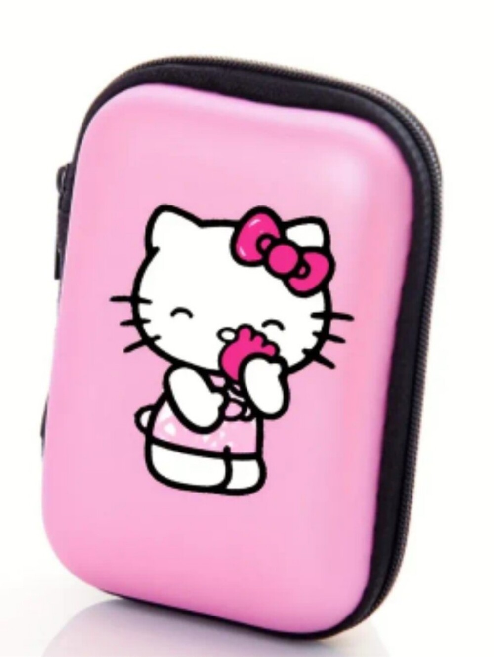 Hello Kitty Pink and Black Small EVA Carry Case